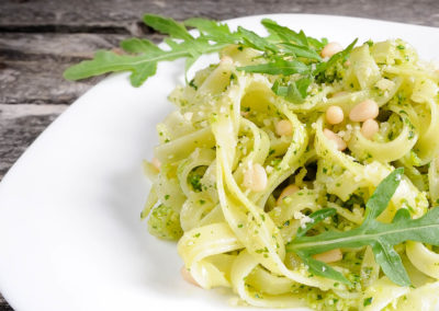 ao Pesto de Rúcula