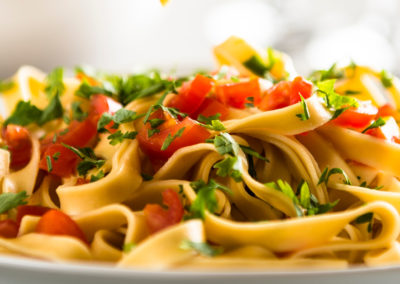 com Manteiga e Tomate