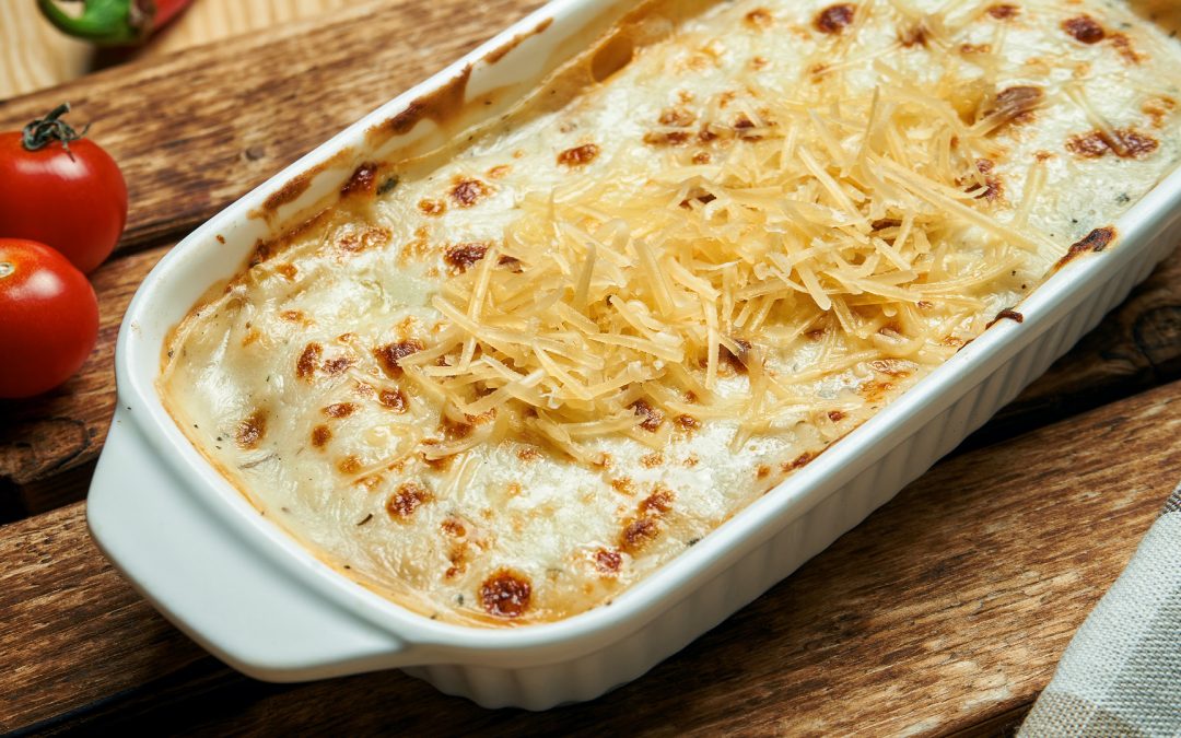 Lasanha DE com frango e queijo