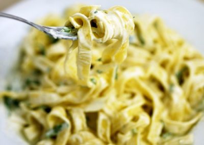 Talharim Cremoso de Espinafre