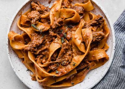 Pappardelle ao Molho de Carne Louca
