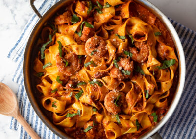 Pappardelle ao Molho de Tomate Seco