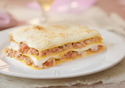 Lasanha de Atum com Molho Branco