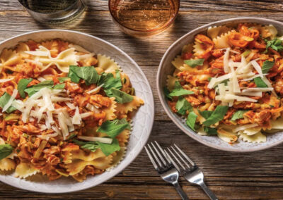 Macarrão Gravata com Bacon