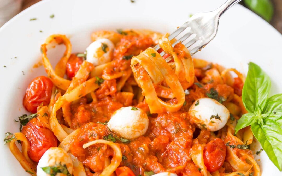 Ninho ao Molho Caprese